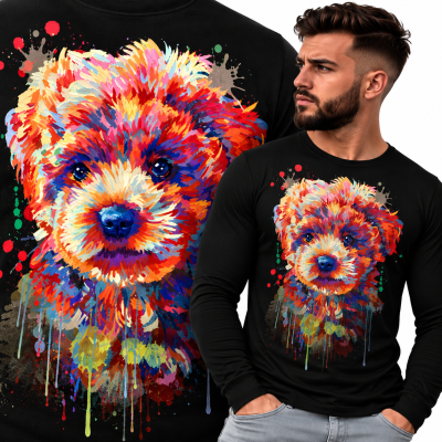 LONGSLEEVE ZWIERZĘTA PUDELEK 1